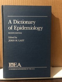 Image of A Dictionary of epidemiology