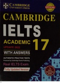Image of Cambridge IELTS 17 :Academic with Answers