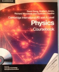 Image of Cambridge international AS and A level physics Coursebook