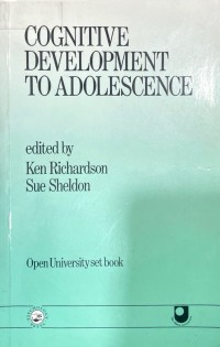 Image of Cognitive Development to Adolescence