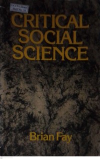 Image of Critical social science