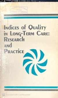 Image of Indices of Quality in Long-Term Care: Research and Practice