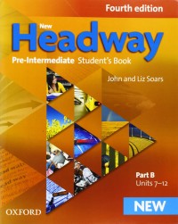Image of New Headway : Pre -intermediate workbook without key