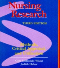Image of Nursing Research: Methods, Critical Appraisal and Utilization
