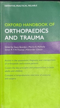 Image of Oxford Handbook of Orthopaedics and Trauma