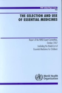 Image of The Selection and Use of Essential Medicines